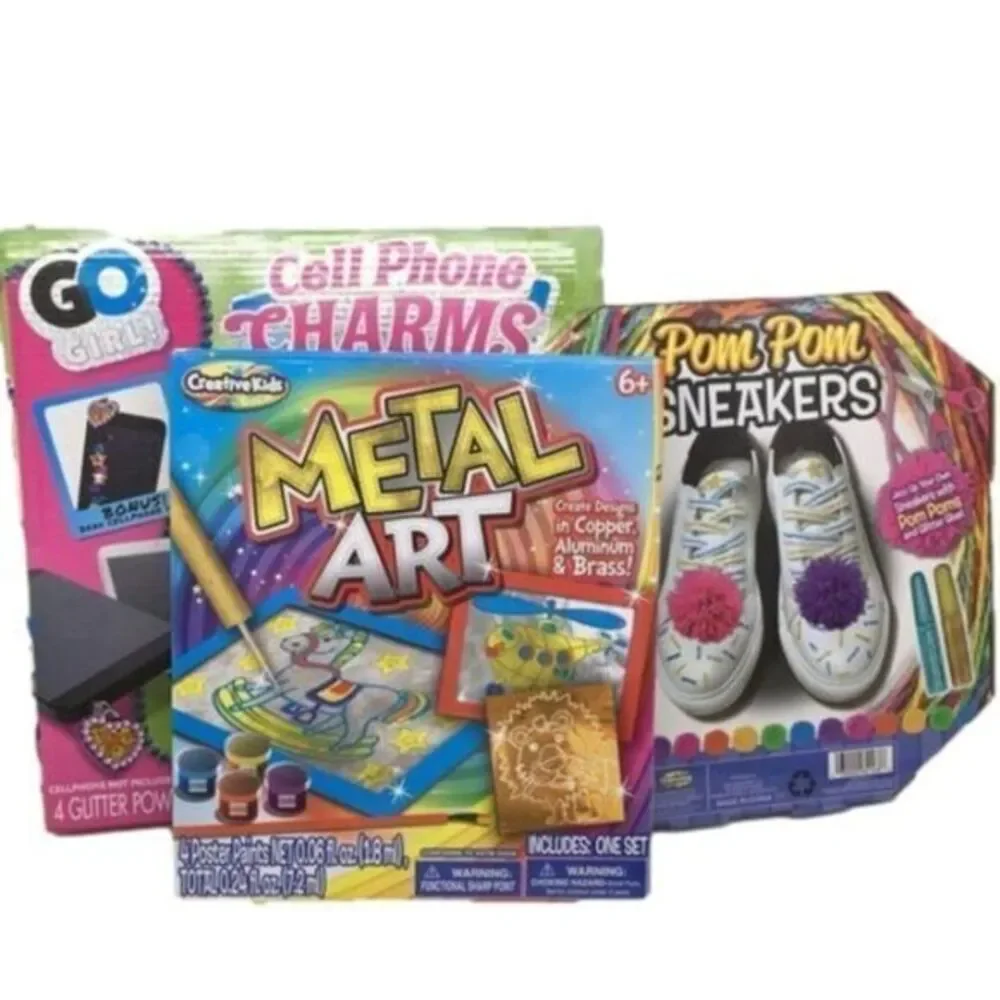 Kids Art Kits Activity Craft Lot New
